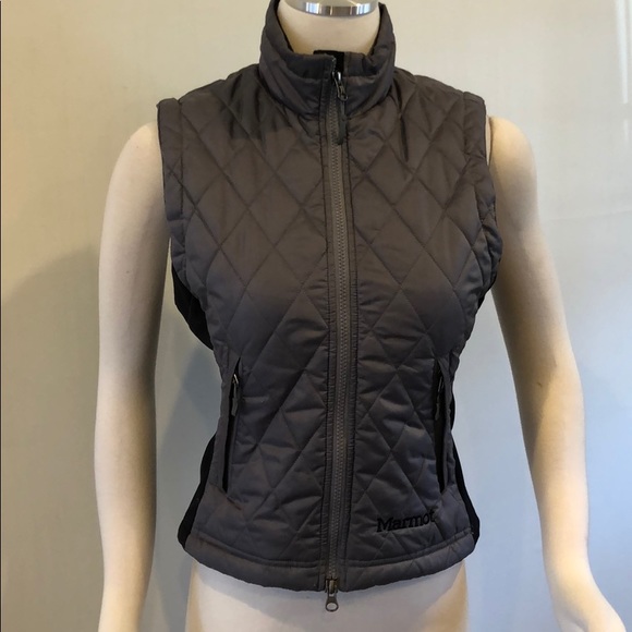 Marmot Jackets & Blazers - Marmot women’s gray fitted puffer vest